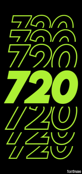 720 Text Effect