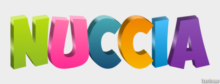 Nuccia Effetto testo