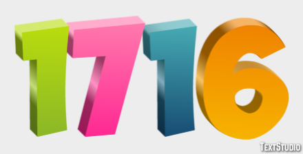 1716 Efekt tekstowy