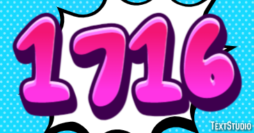 1716 Efekt tekstowy