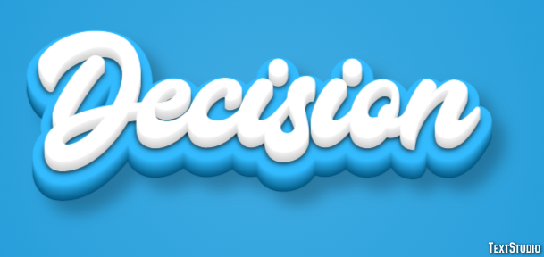 Decision Text Effect