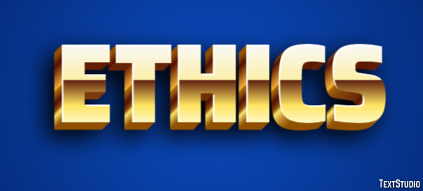Ethics Efeito de texto