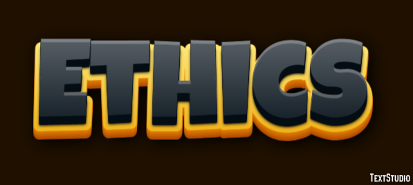 Ethics Efeito de texto