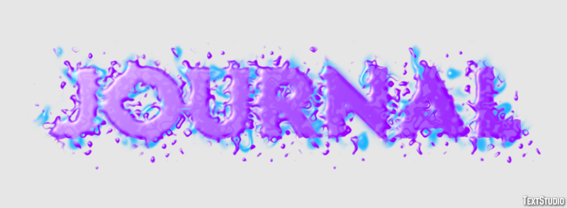 Journal Эффект текста