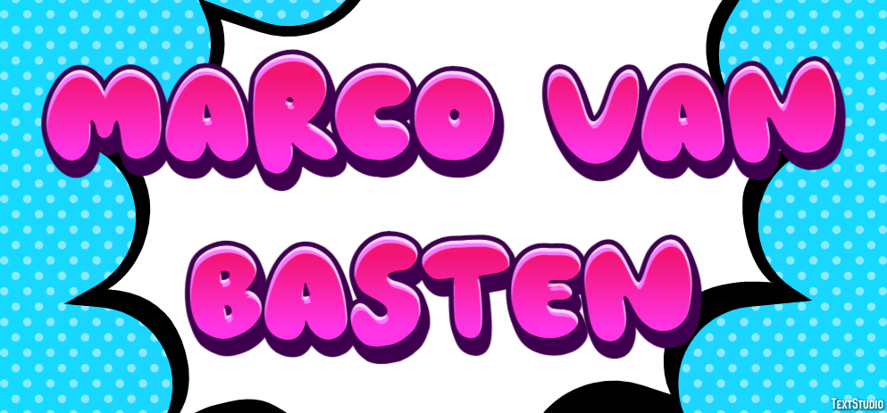 Marco van Basten Efeito de texto