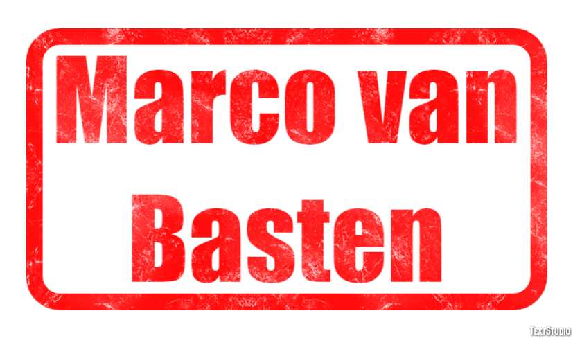 Marco van Basten Efeito de texto