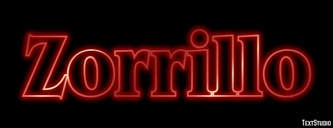 Zorrillo Efecto de texto
