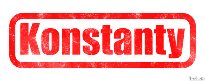 Konstanty Efekt tekstowy