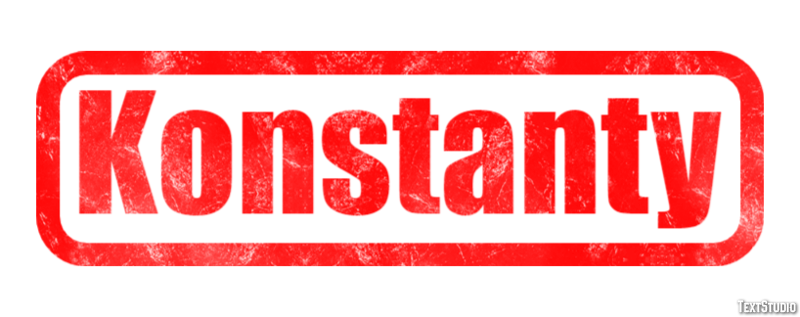 Konstanty Efekt tekstowy