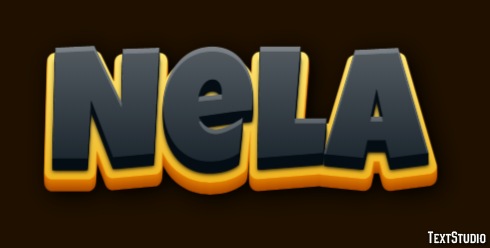 Nela Text Effect
