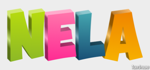 Nela Text Effect
