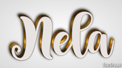 Nela Text Effect