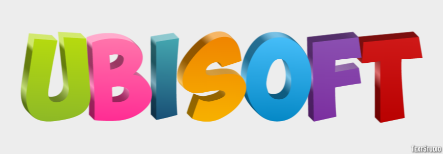 Ubisoft Text effect