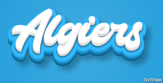 Algiers Metin efekti