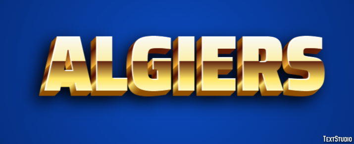 Algiers Metin efekti