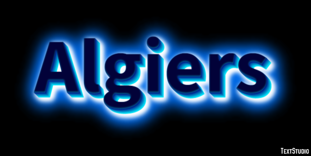 Algiers Metin efekti
