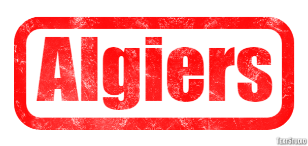Algiers Metin efekti
