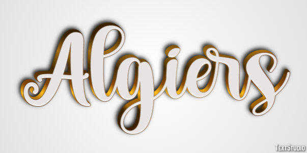 Algiers Metin efekti