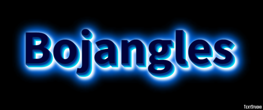 Bojangles Efecto de Texto