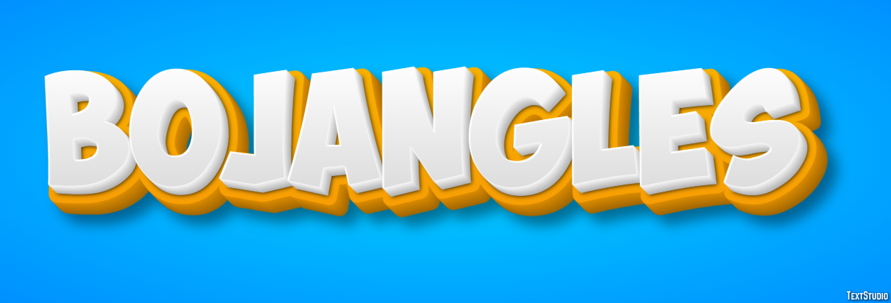 Bojangles Tekst Effect