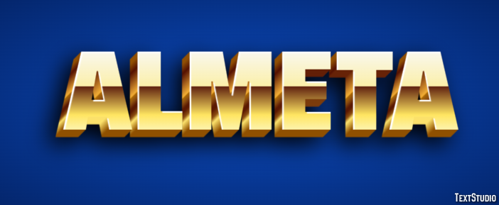 Almeta Text Effect