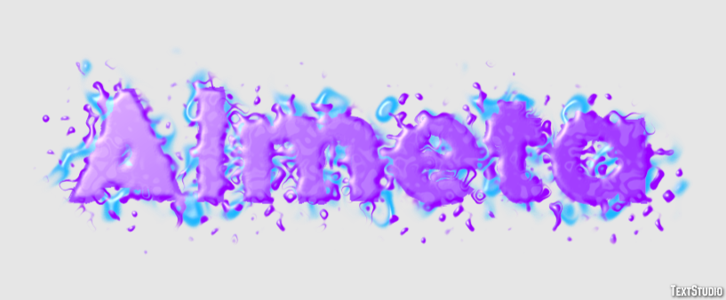 Almeta Text effect