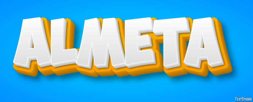 Almeta Text Effect