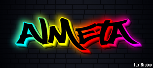 Almeta Text effect