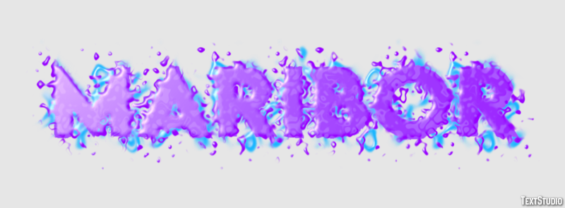 Maribor Efecto de Texto
