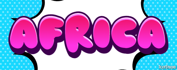 Africa Text effect