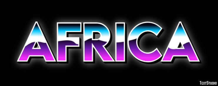 Africa Text Effect