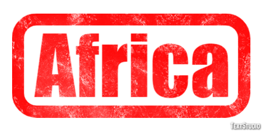 Africa Text effect