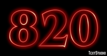 820 Text Effect