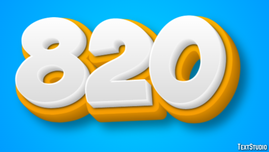 820 Text Effect