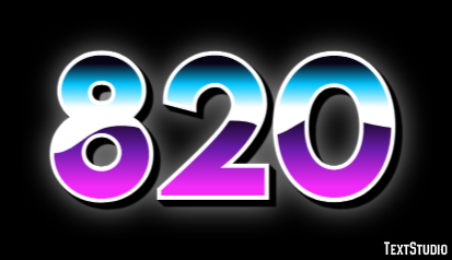 820 Text Effect
