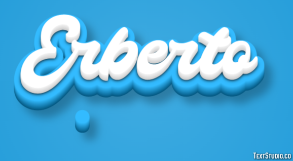 Erberto Effetto testo