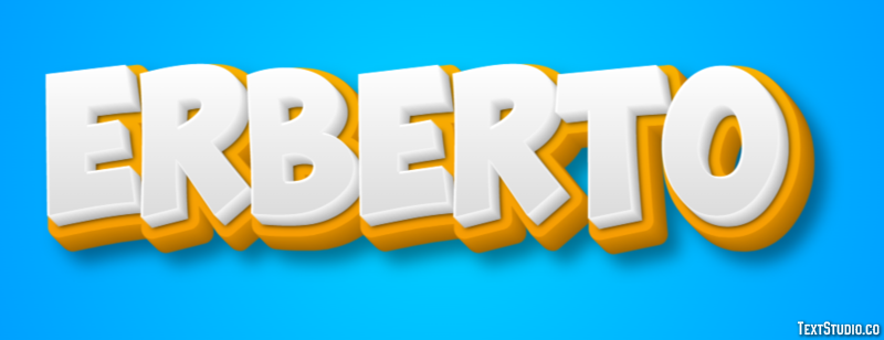 Erberto Effetto testo