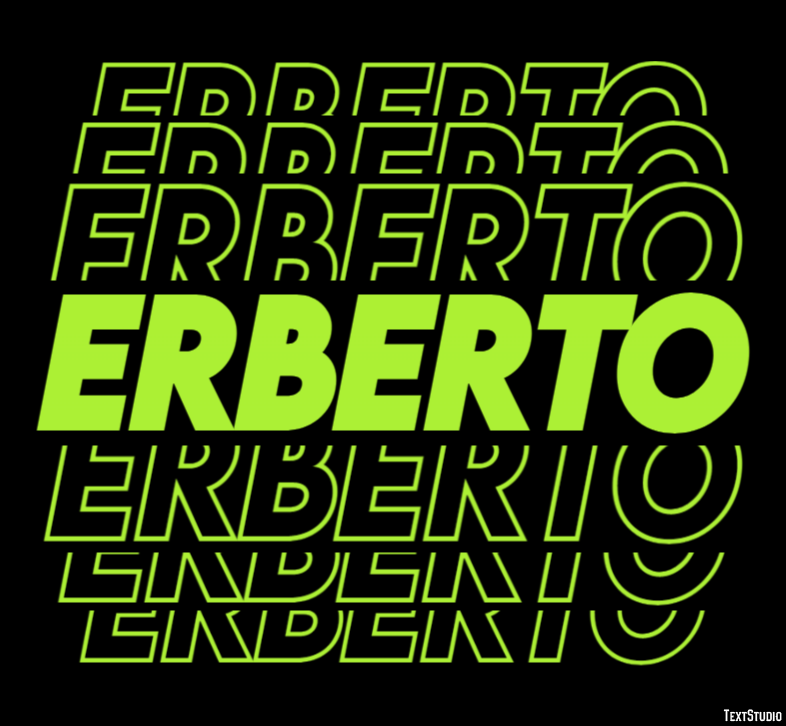 Erberto Effetto testo