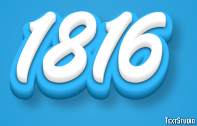 1816 Text Effect