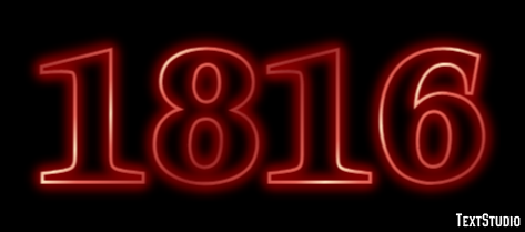 1816 Text Effect