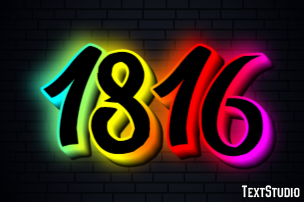 1816 Text Effect