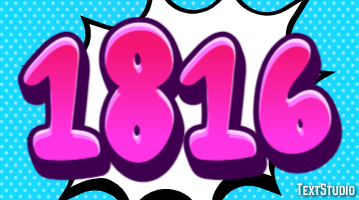 1816 Text Effect