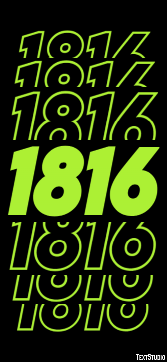 1816 Text Effect