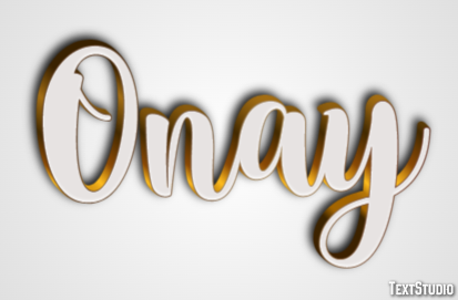 Onay Эффект текста