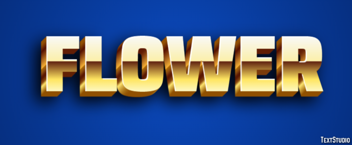 Flower Text effect