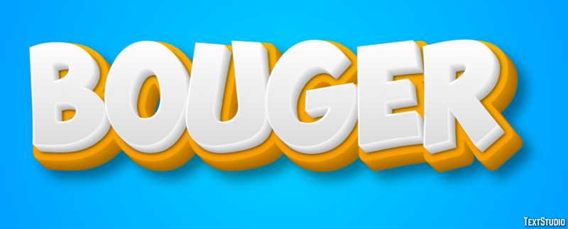Bouger Texteffekt