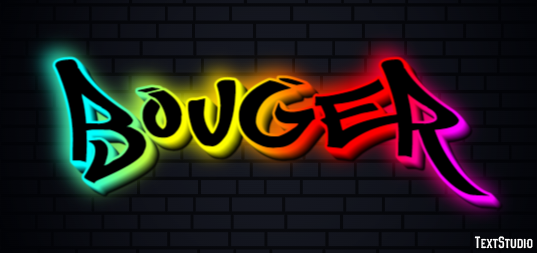 Bouger Texteffekt