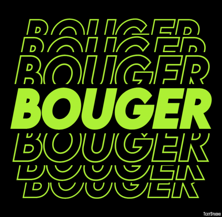 Bouger Effet de texte