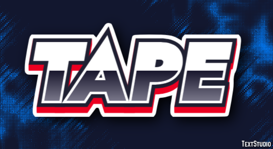 Tape Text Effect