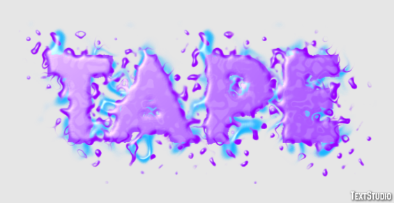 Tape Text effect